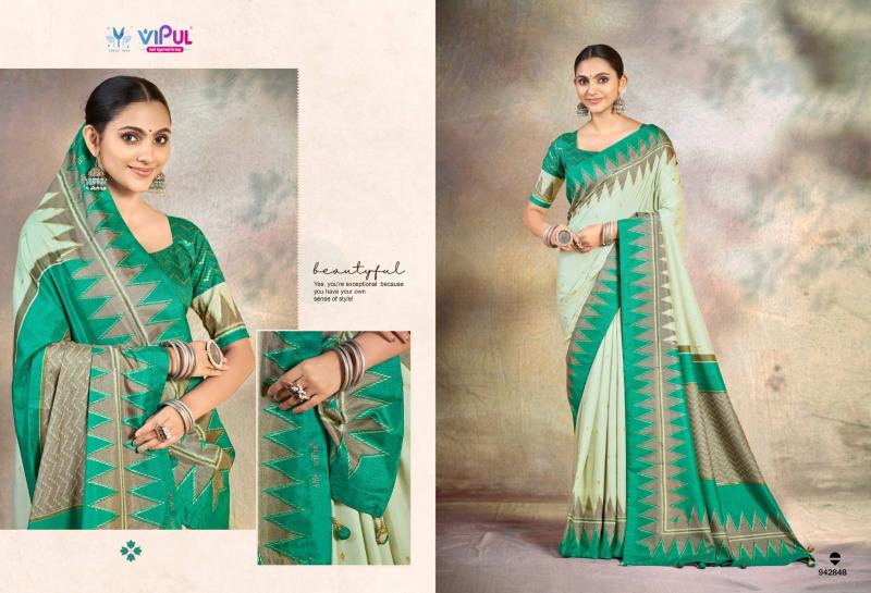 Vipul tatvam silk vol 02 saree wholesale clothes